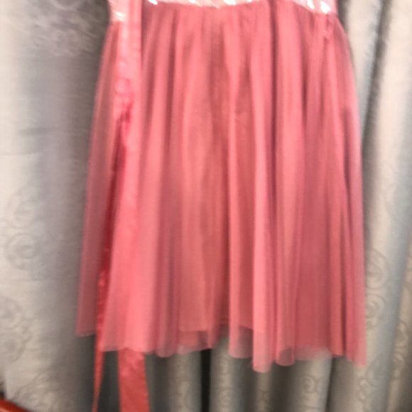 Super Cute Short Junior Prom  Bridesmaid Dress, Size 12 Dusty Rose Pink Rg$499 - Picture 6 of 10